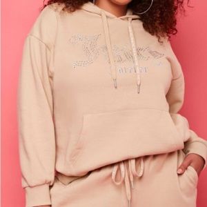 JUICY COUTURE FOREVER 21 RHINESTONE HOODIE USED XXXL NO TAGS